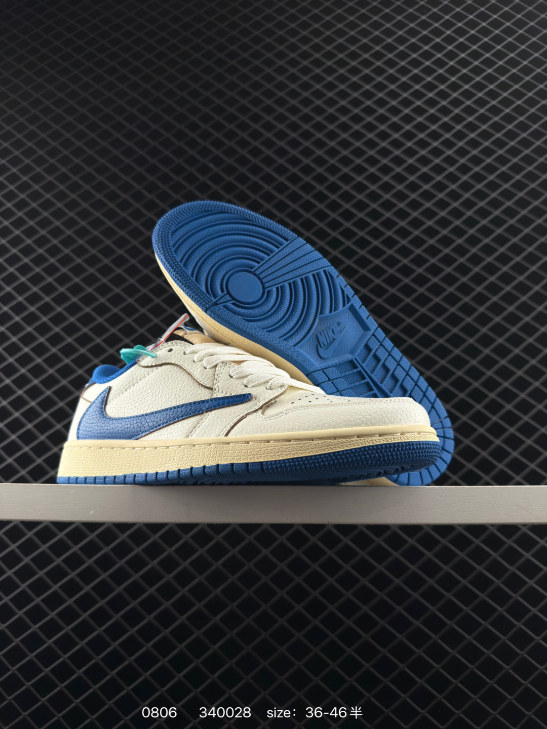 fragment design x Travis Scott x Nike Air Jordan 1 Low OG SP”Black/Green Toe“